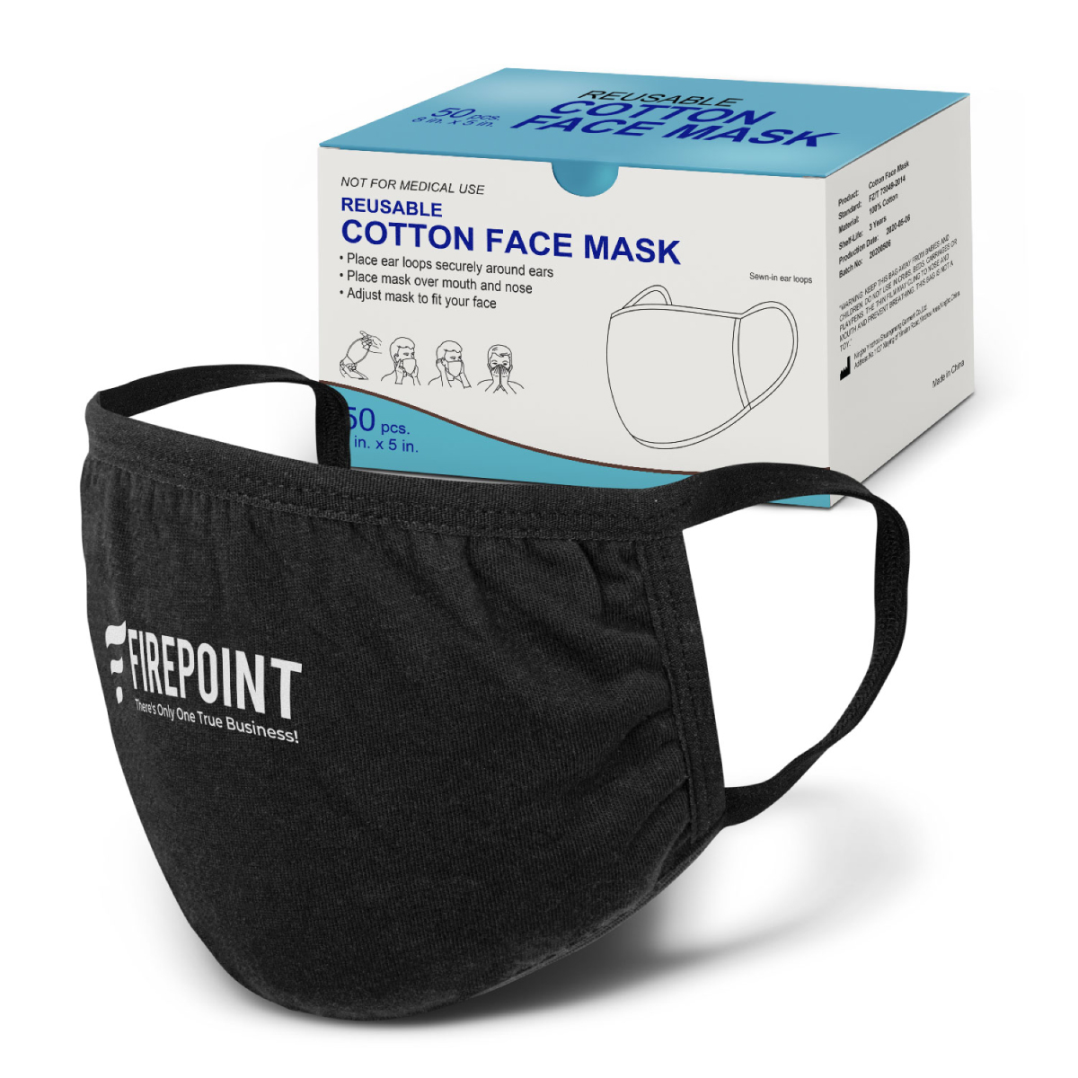 Promotional Cotton Face Masks Promotion Products